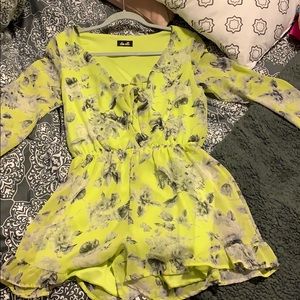 Adorable yellow romper